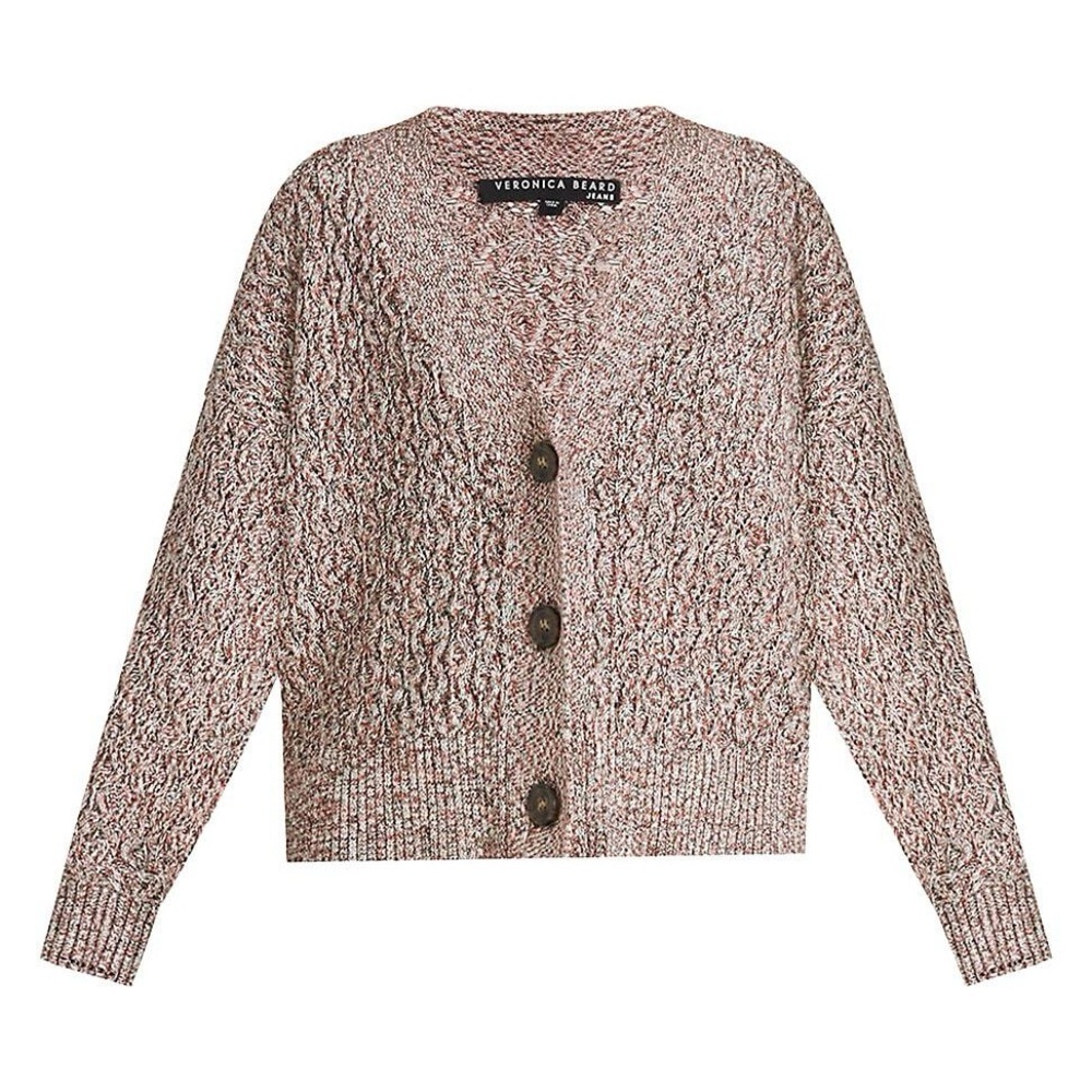 VERONICA BEARD Gio Variegated Knit Cardigan